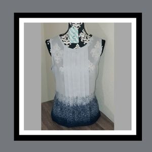 X21: Banana Republic Pleated Ombre Blouse